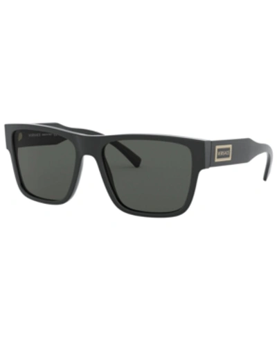 Shop Versace Sunglasses, Ve4379 56 In Black/grey