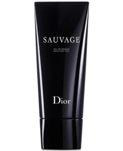 Shop Dior Men's Sauvage Shaving Gel, 4.23-oz.