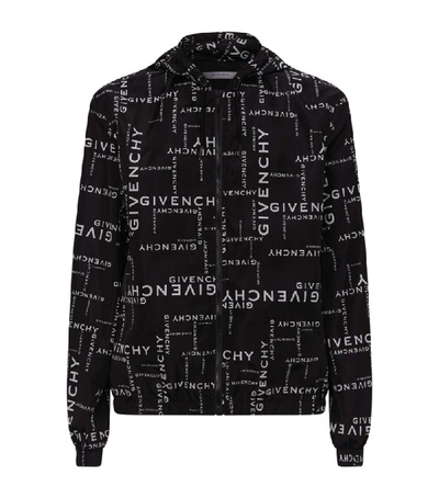 Shop Givenchy Logo Windbreaker Jacket