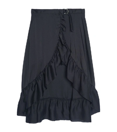 Shop Sandro Ruffled High-low Skirt