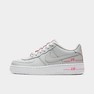 Shop Nike Big Kids' Air Force 1 Lv8 3 Casual Shoes In Grey