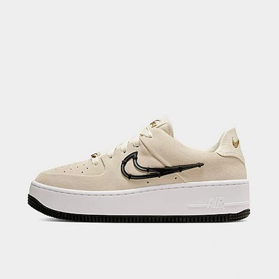 Shop Nike Women's Air Force 1 Sage Low Lx Casual Shoes In White