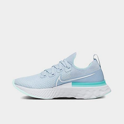 Shop Nike Women's React Infinity Run Flyknit Running Shoes In Blue