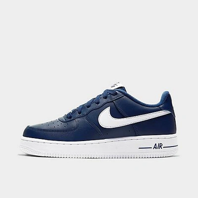 Shop Nike Boys' Big Kids' Air Force 1 Casual Shoes In Blue
