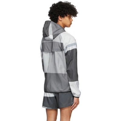 Shop Nike Grey Wild Run Windrunner Jacket In 070 Dk Smok