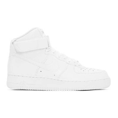 Shop Nike White Air Force 1 07 Sneakers In 115 White/w