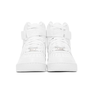 Shop Nike White Air Force 1 07 Sneakers In 115 White/w
