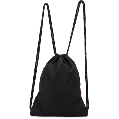 Shop Nike Black Heritage 2.0 Gymsack Backpack In 010 Black