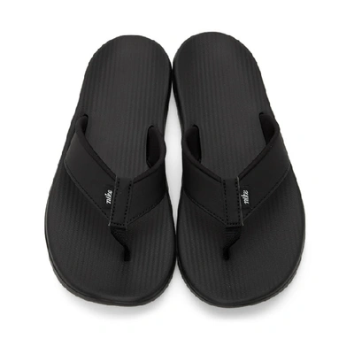Shop Nike Black Kepa Kai Sandals In 001 Black