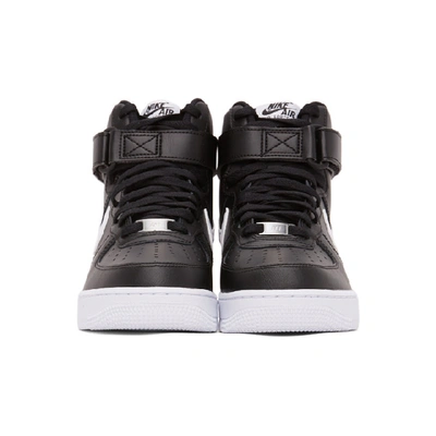 Shop Nike Black & White Air Force 1 High '07 Sneakers In 001 Black/w