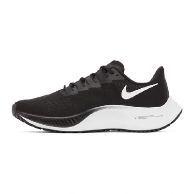 Shop Nike Black And White Air Zoom Pegasus 37 Sneakers In 002 Black/w