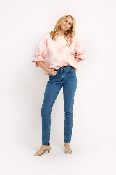 Shop Rebecca Minkoff Rosie Sweatshirt In Pink Tie Dye