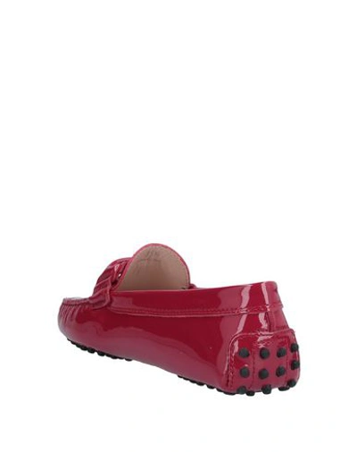 Tod's Loafers In Red