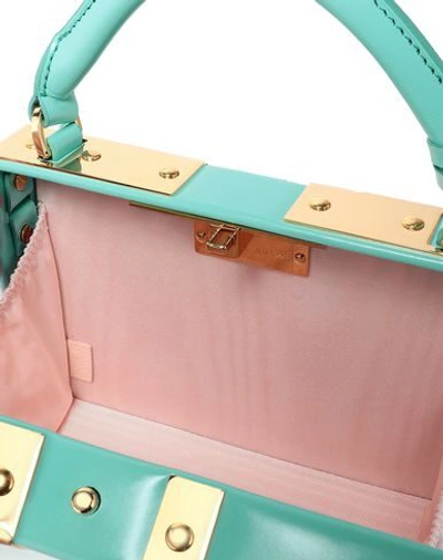 Shop Sophie Hulme Handbags In Turquoise