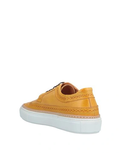 Shop Pantofola D'oro Lace-up Shoes In Ocher