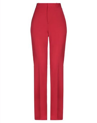 Shop Balenciaga Casual Pants In Red