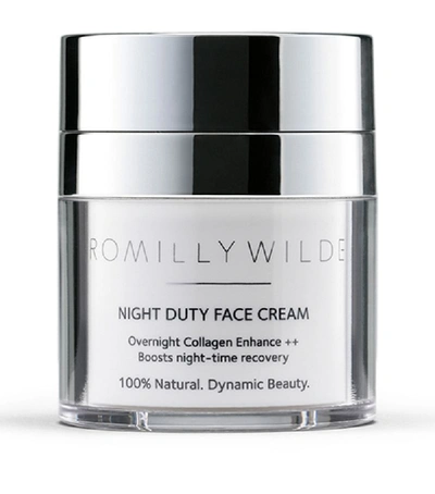 Shop Romilly Wilde Night Duty Face Cream In White