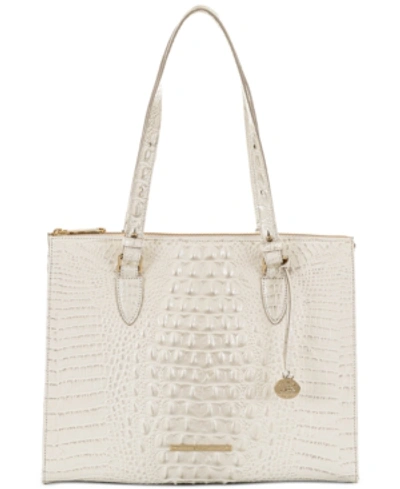 Shop Brahmin Anywhere Tote Melbourne Embossed Leather Tote In Daydream Melbourne