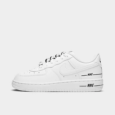 Shop Nike Boys' Little Kids' Air Force 1 Lv8 3 Casual Shoes In White/black