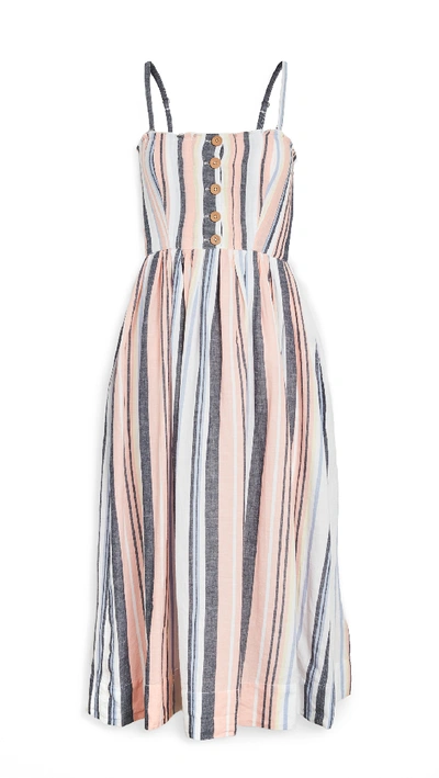 Shop Free People Lilah Pleated Tube Dress In Stripe
