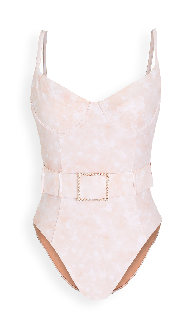 dusty pink swimsuit