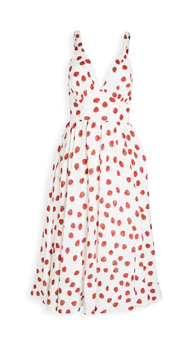 Shop Yumi Kim Uma Dress In Strawberry Fields Ivory