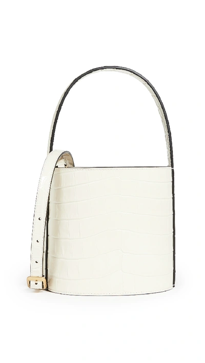 Shop Staud Bissett Bag In Cream