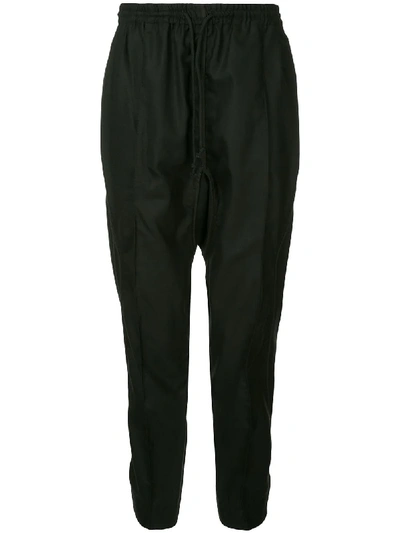 Shop Abasi Rosborough Wool Track Pants In Black