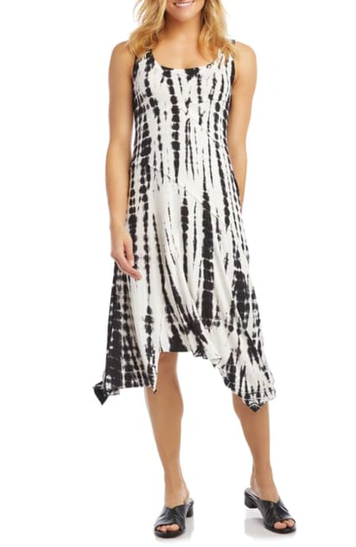 Shop Karen Kane Tie-dye Handkerchief Hem Dress In Tie Dye