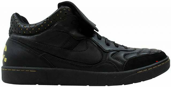 nike tiempo gold and black