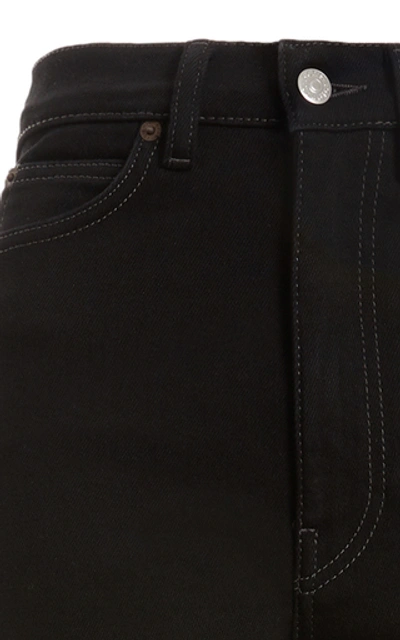 Shop Acne Studios 1994 High-rise Skinny Jeans In Black