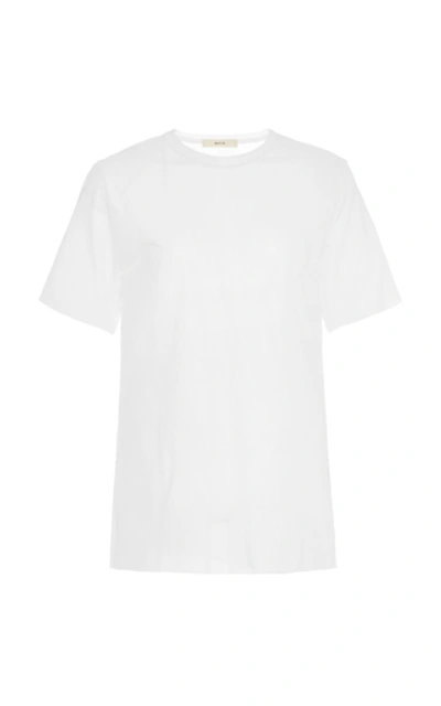 Shop Matin Fine Cotton T-shirt In White