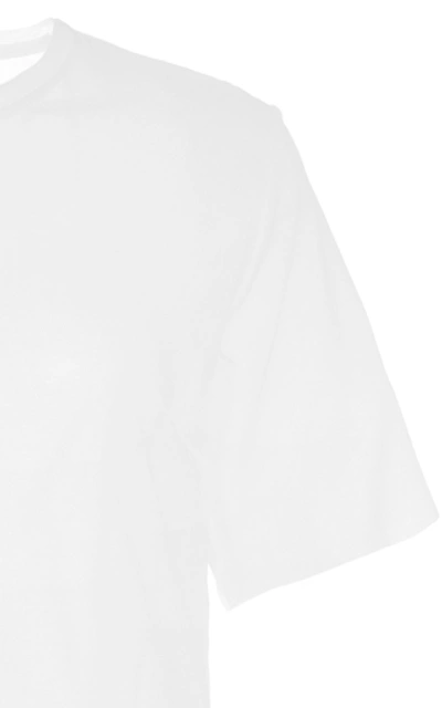 Shop Matin Fine Cotton T-shirt In White