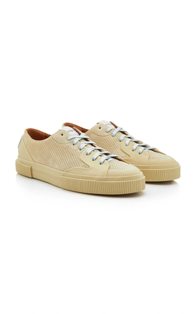 Shop Givenchy Low-top Calf Leather Sneakers In Neutral