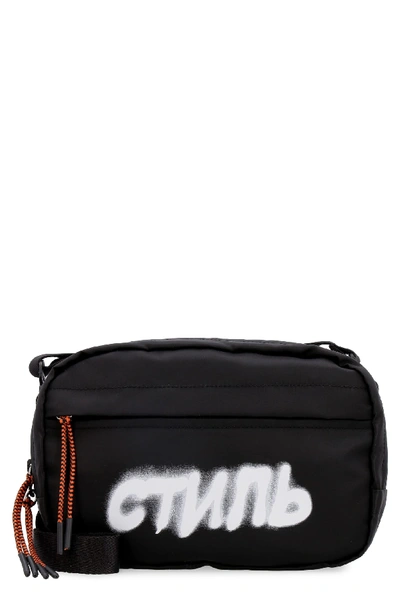 Shop Heron Preston Technical Fabric Camera Bag In Nero