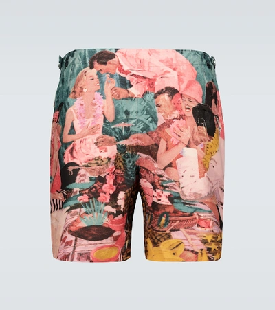 Shop Orlebar Brown Bulldog Swim Shorts In Multicoloured