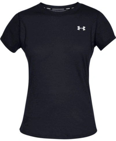 Shop Under Armour Women's Ua Streaker Running T-shirt In Black