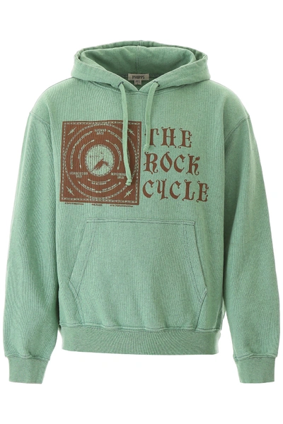 Shop Phipps Rock Cycle Hoodie In Selenite Green (green)