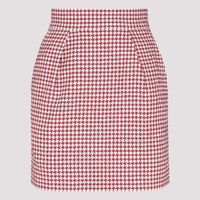 Shop Alexandre Vauthier Skirt In Cherry