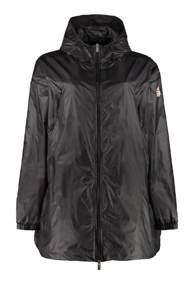 Shop Pyrenex Wonder Hooded Windbreaker In Black