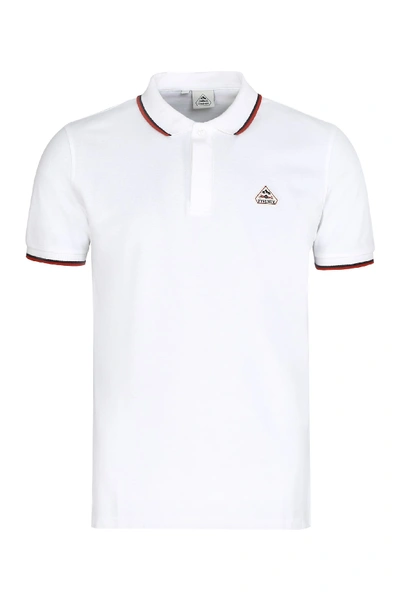 Shop Pyrenex Leyre Cotton-piqué Polo Shirt In White