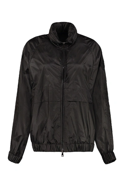 Shop Moncler Groseille Techno Fabric Jacket In Black
