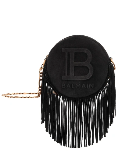 Shop Balmain Black Disco 18 Bag