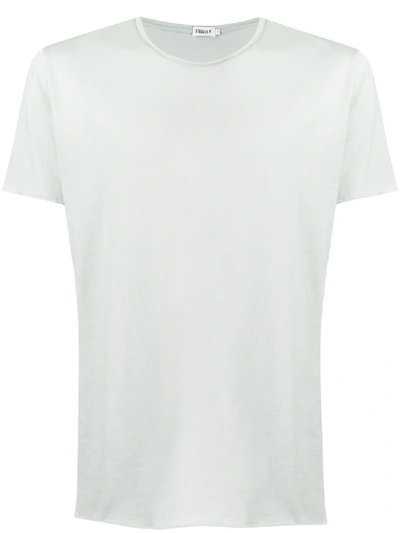 Shop Filippa K M Roll Round Neck T-shirt In 8855 Faded Aqua
