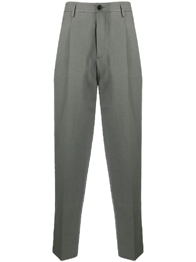 Shop Filippa K M. Samson Linen Trousers In Grey