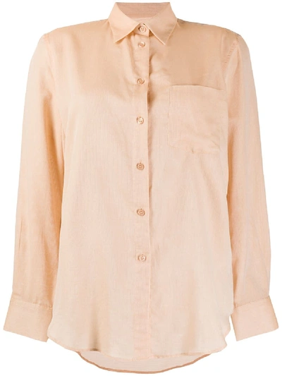 Shop Filippa K Daphne Button-up Shirt In Neutrals