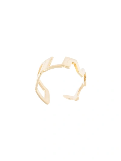 Marcelo Burlon County Of Milan 'county' Ring In Gold