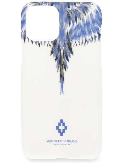 Shop Marcelo Burlon County Of Milan Wings Iphone 11 Pro Case In White