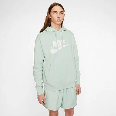 Shop Nike Men's Sportswear Club Fleece Hoodie In Green