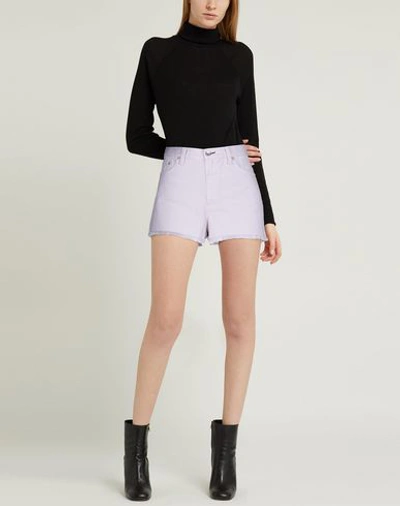 Shop Rag & Bone Denim Shorts In Lilac